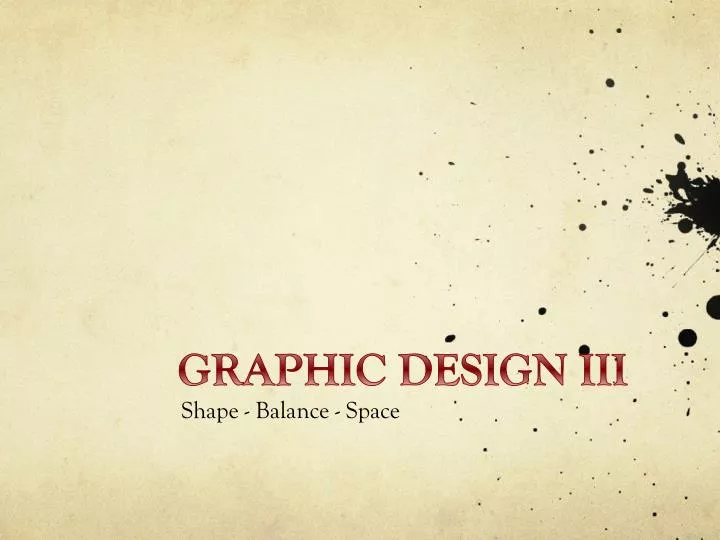 graphic design iii