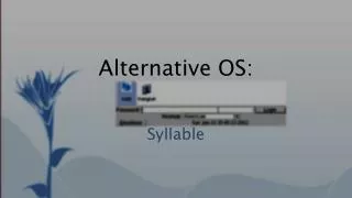 Alternative OS: