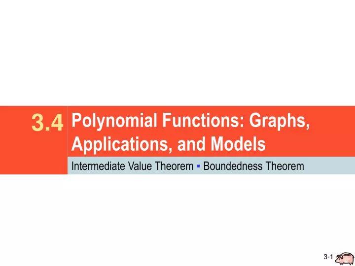 polynomial functions graphs applications and models