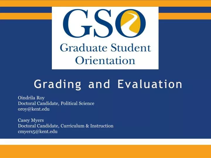 grading and evaluation
