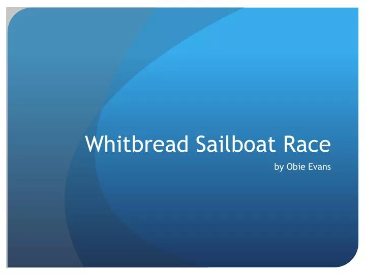 whitbread s ailboat race