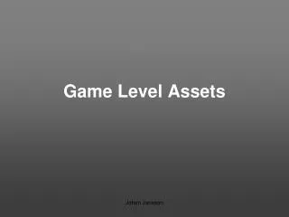 Game Level Assets