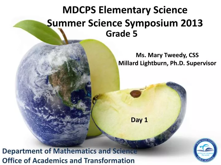 department of mathematics and science office of academics and transformation