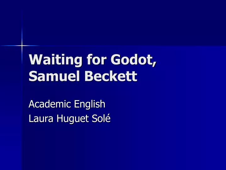 waiting for godot samuel beckett