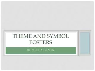theme and symbol posters