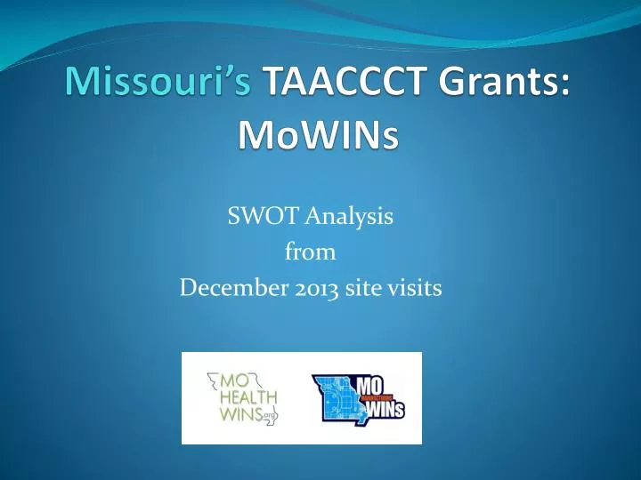 missouri s taaccct grants mowins