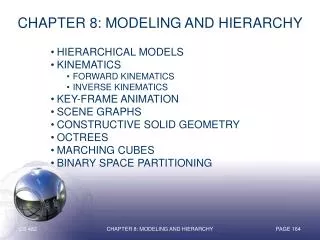 Chapter 8: Modeling and Hierarchy