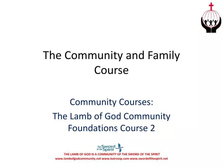 the community and family course