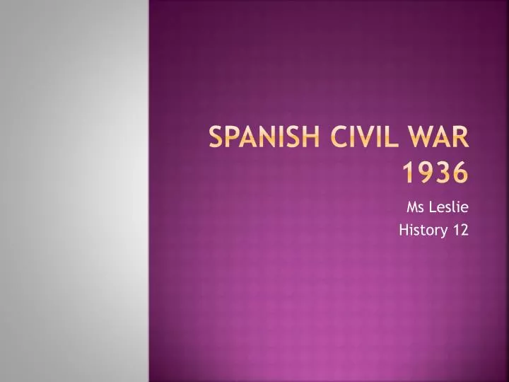 spanish civil war 1936