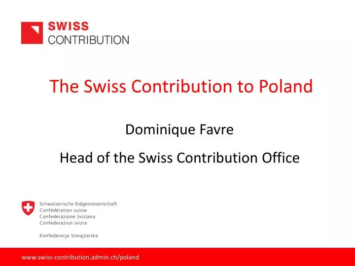 the swiss contribution to poland