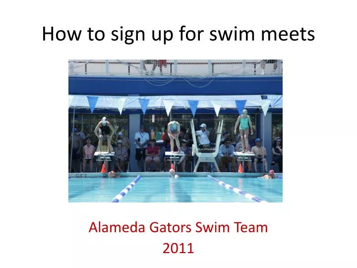how to sign up for swim meets