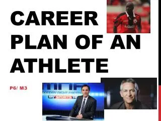 Career plan of an athlete