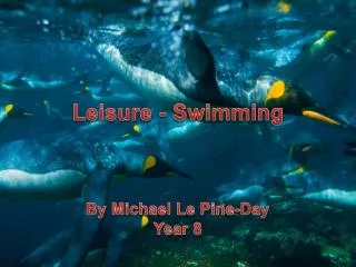 Leisure - Swimming