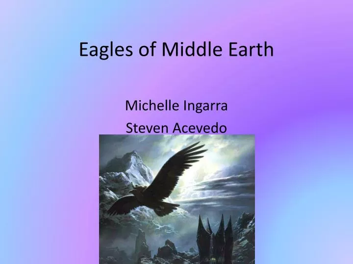 eagles of middle earth