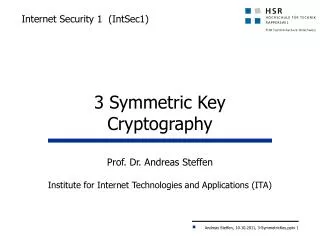 Internet Security 1 (IntSec1)