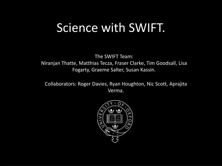 science with swift