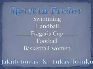 Swimming Handball Fragaria Cup Football Basketball-women