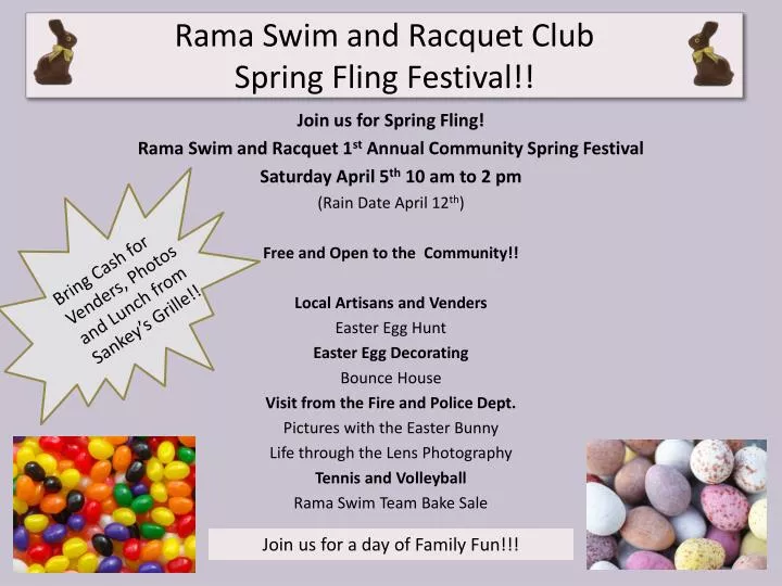 rama swim and racquet club spring fling festival