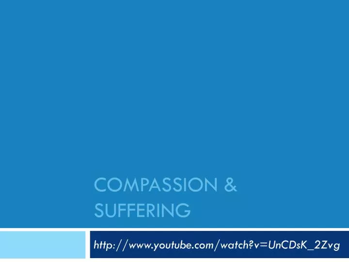 compassion suffering