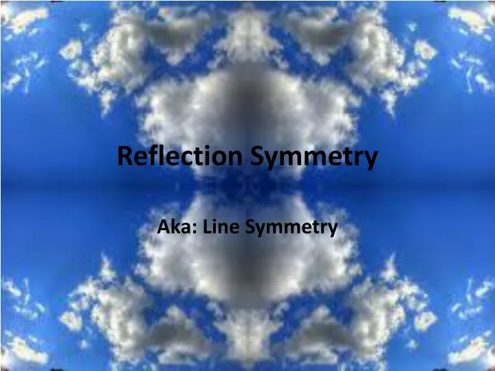 reflection symmetry