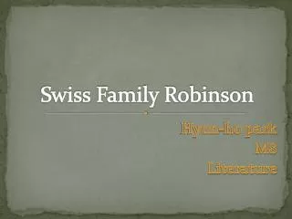 Swiss Family Robinson