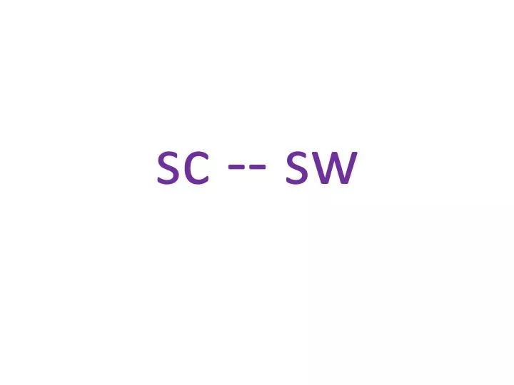 sc sw