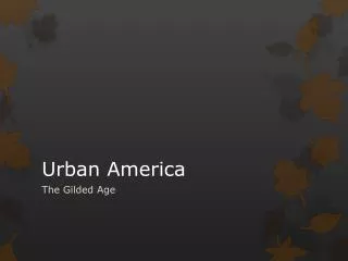 Urban America