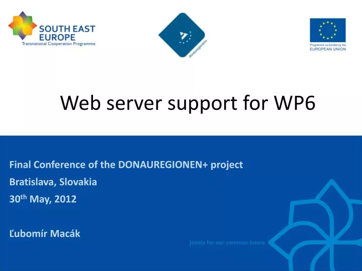 web server support for wp6