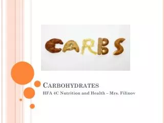 Carbohydrates