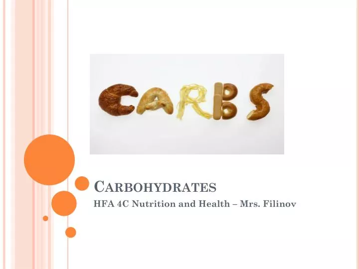 carbohydrates