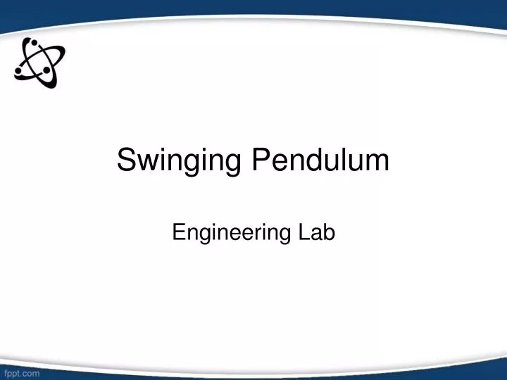 swinging pendulum