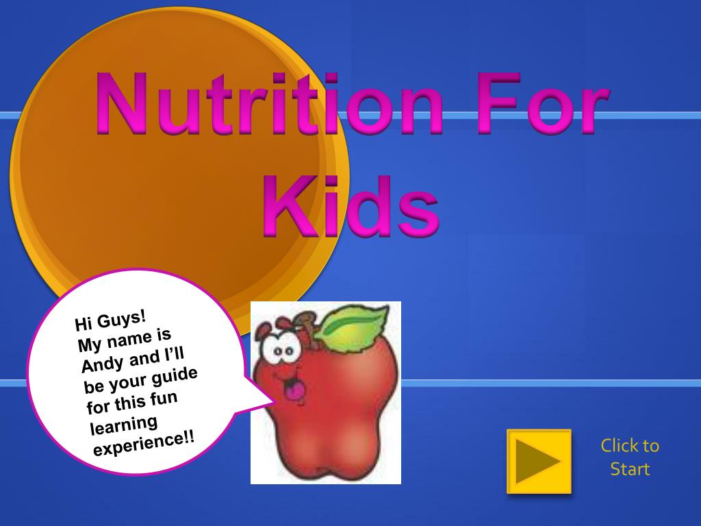 PPT - Nutrition For Kids PowerPoint Presentation, free download - ID ...