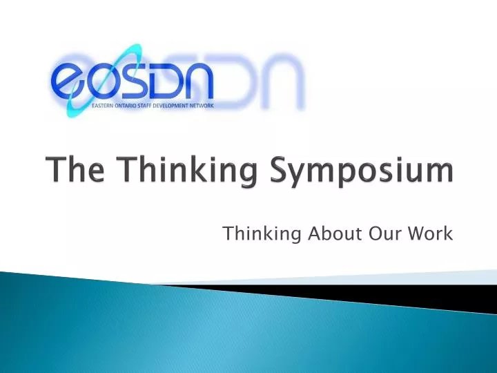 the thinking symposium