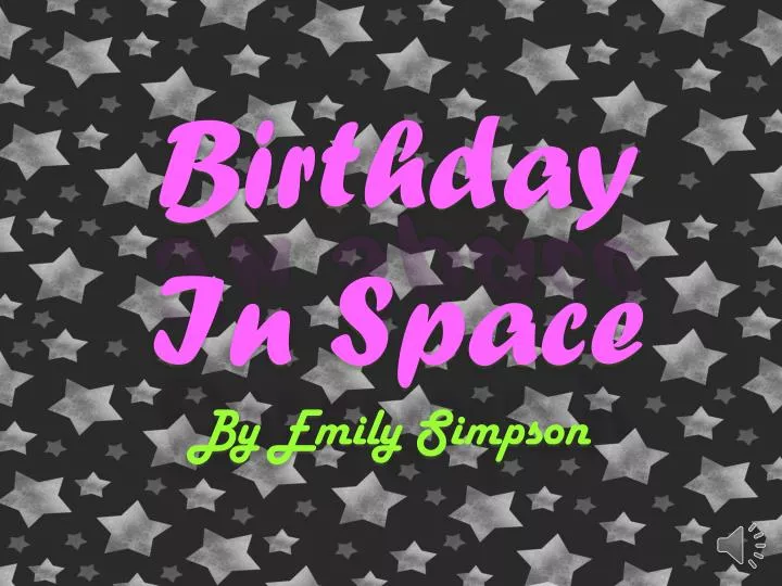 birthday in space