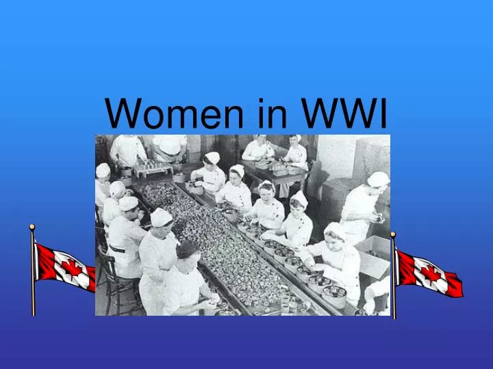 women in wwi