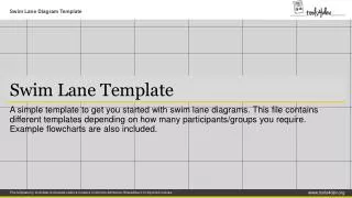 Swim Lane Template