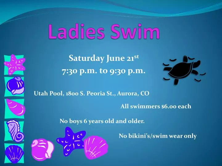 ladies swim