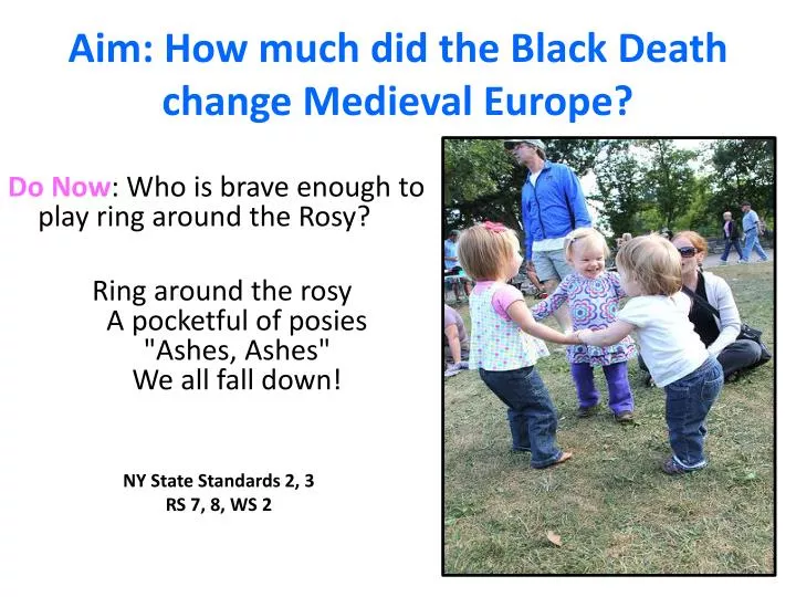aim how much did the black death change medieval europe