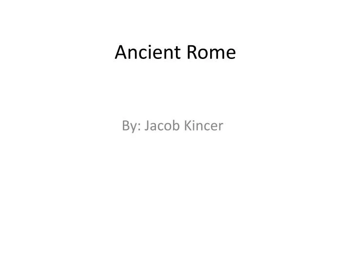 ancient rome