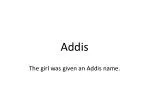 The Story of Addis: Resilience and Protection - slide 1