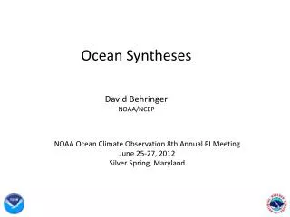 Ocean Syntheses