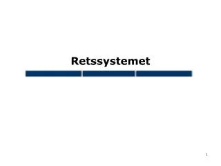 retssystemet