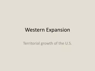 Western Expansion