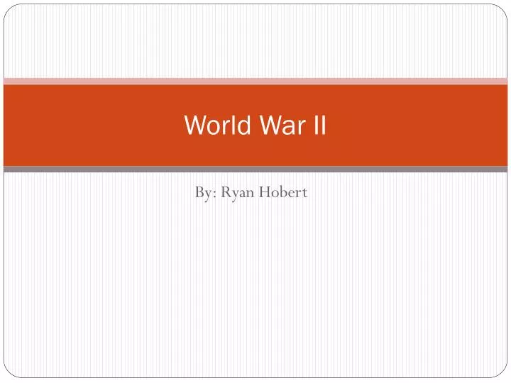 world war ii