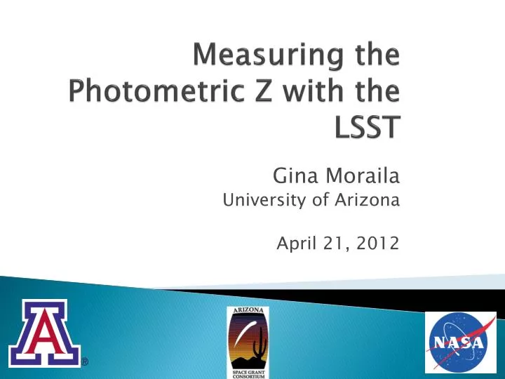 measuring the photometric z with the lsst