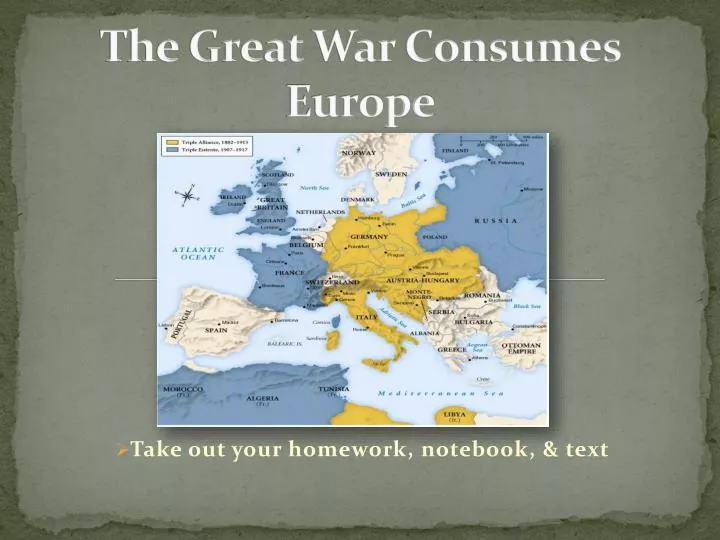 the great war consumes europe
