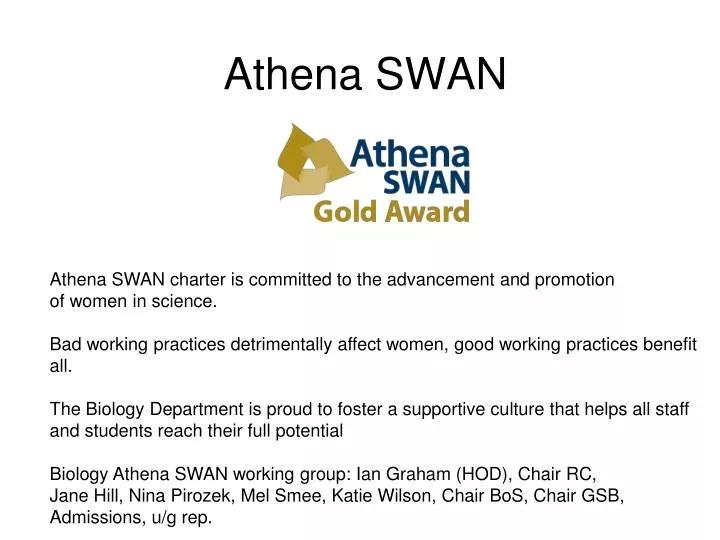 athena swan