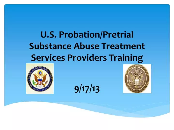 u s probation pretrial substance abuse treatment services providers training
