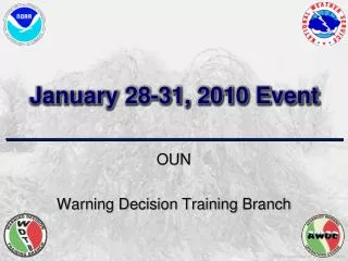 January 28-31, 2010 Event