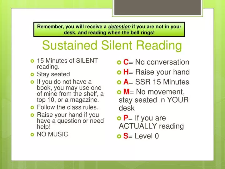 sustained silent reading